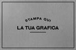 TOVAGLIETTA CARTA PAGLIA GRIGIA 80GR. 30x40cm. STAMPA COL.NERO