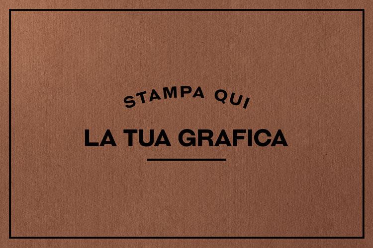TOVAGLIETTA CARTA PAGLIA CACAO 80GR. 30x40cm. STAMPA COL.NERO