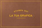 TOVAGLIETTA CARTA PAGLIA CACAO 80GR. 30x40cm. STAMPA COL.ORO